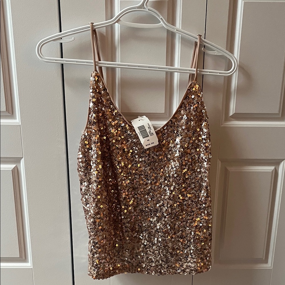 Sparkling Sequin Cami Top
